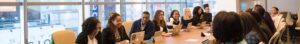 Behave in a professional manner in a business environment