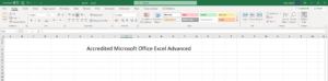 Advanced Microsoft Office Excel - Accredited