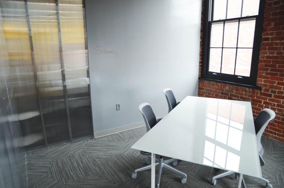 Tidy, empty meeting room