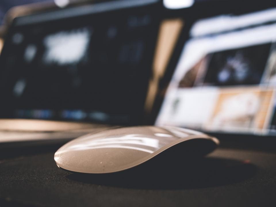 Computer mouse close-up
